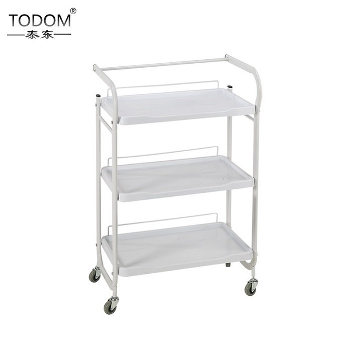 2020 New custom white facial furniture spa hairdressing cart beauty hair salon trolley cart