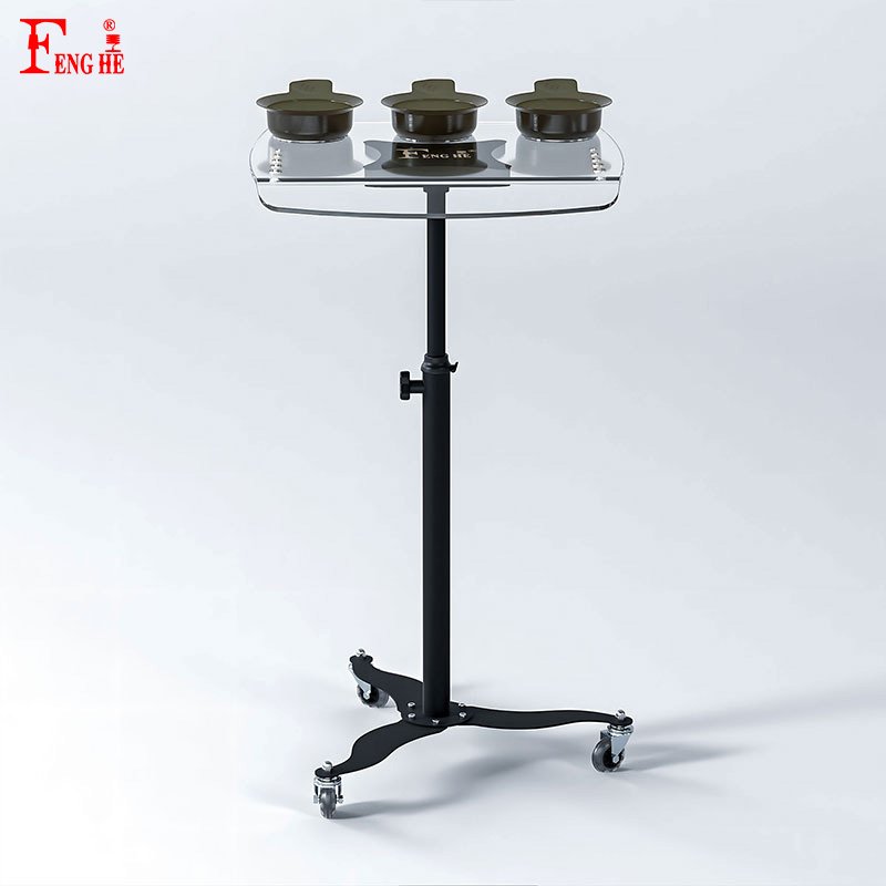 New Salon Furniture Acrylic salon trolley hairdressing Multi-Functional Beauty salon tray on wheels