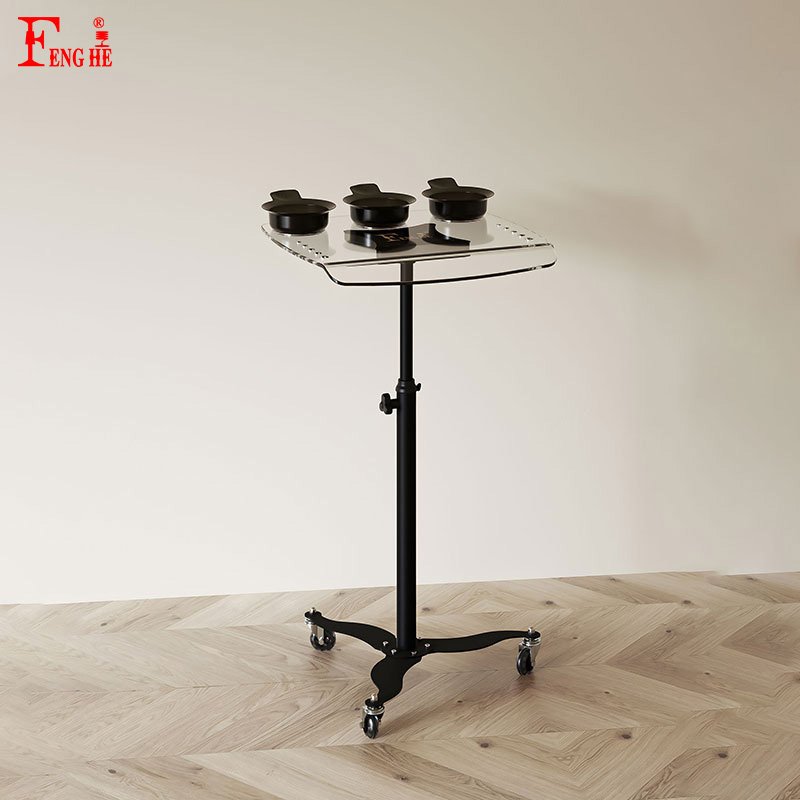 New Salon Furniture Acrylic salon trolley hairdressing Multi-Functional Beauty salon tray on wheels