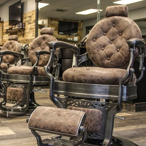 Reclining Hydraulic Vintage Hair Shop Moder Lifting Hairdressing Furniture Beauty Salon Styling Barber Chair