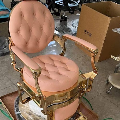 Reclining Hydraulic Vintage Hair Shop Moder Lifting Hairdressing Furniture Beauty Salon Styling Barber Chair