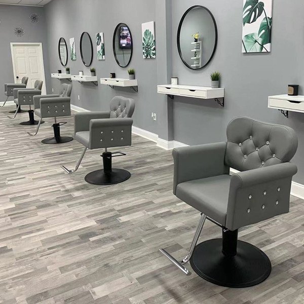 New design Hairdressing Hair Reclining Hydraulic Vintage Shop Furniture Beauty Styling Salon Barber Chair