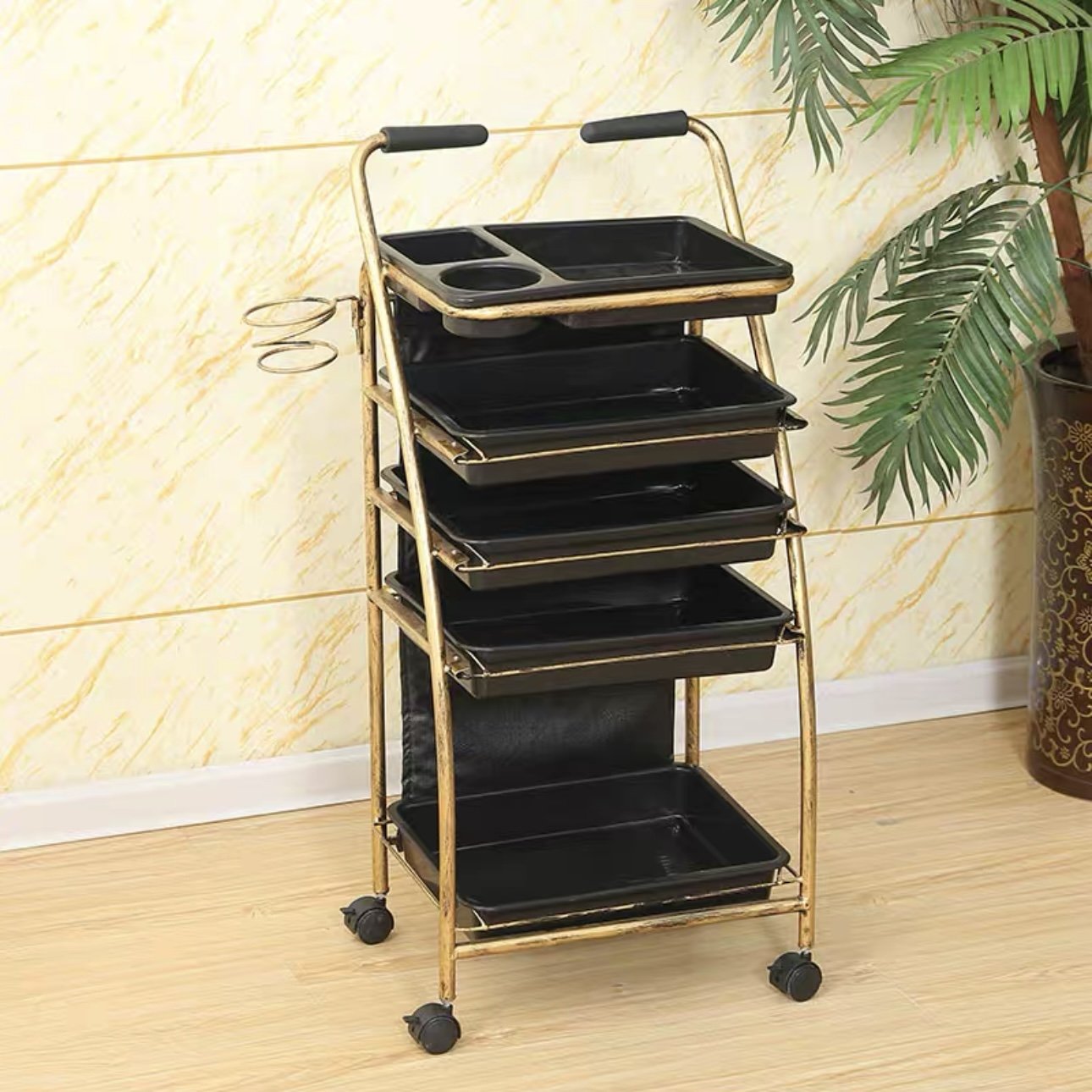 Best Ranking Mobile hair salon styling cart beauty salon tool cart hair salon trolley