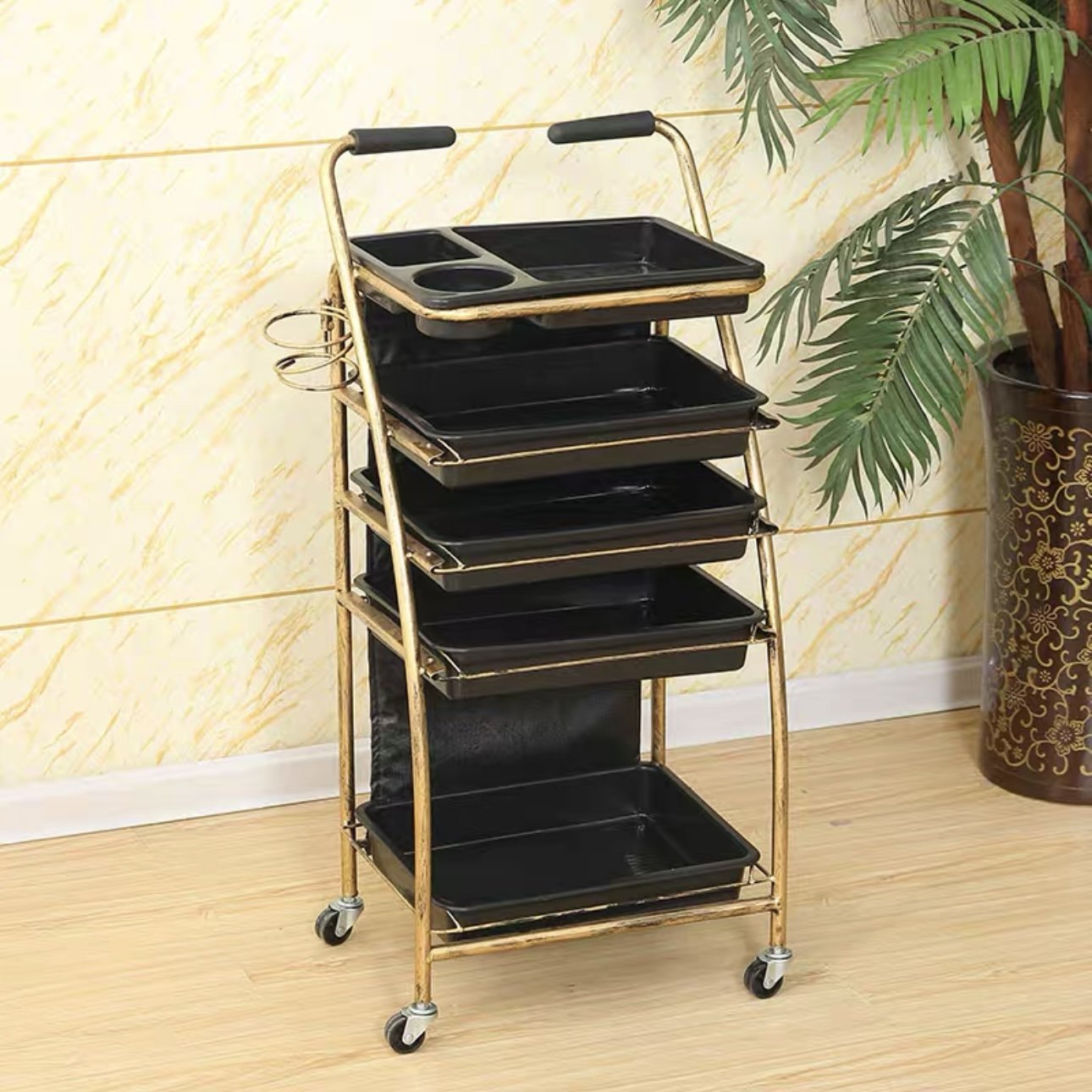 Best Ranking Mobile hair salon styling cart beauty salon tool cart hair salon trolley