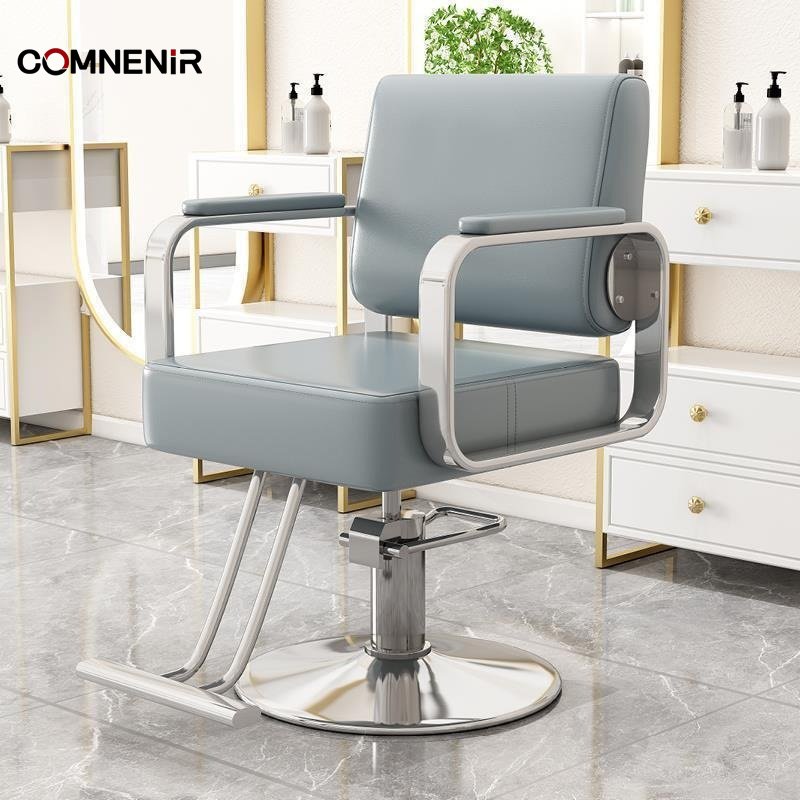 High Quality Barber Chair with Footrest Lift for Hairdressing Salon Use Wholesale Could Put down