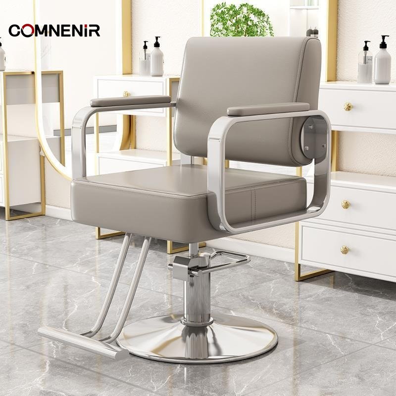 High Quality Barber Chair with Footrest Lift for Hairdressing Salon Use Wholesale Could Put down
