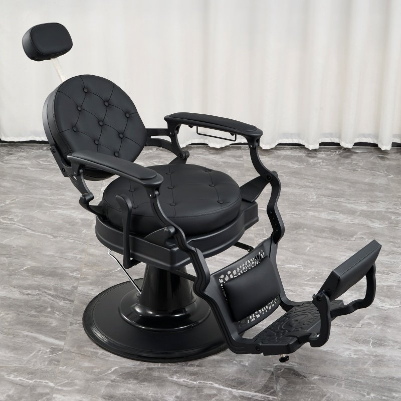 Retro barber special oil head chair salon furniture hair salon style barber chair