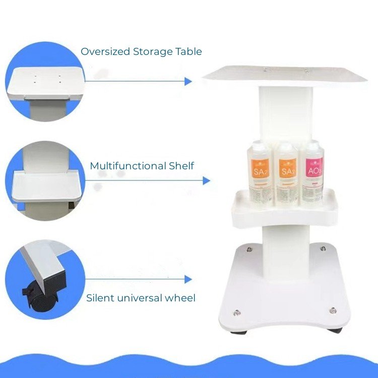 Ready To Ship Hot Sell Cheap Beauty Salon Trolley Rolling Trolley Beauty Trolley With Silent Swivel Wheel