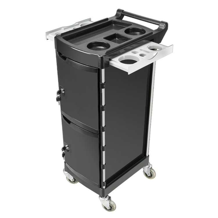 Beauty Salon Storage Trolley Hairdressing Plastic Hair Beauty Cart Barber Furniture Salon Trolley