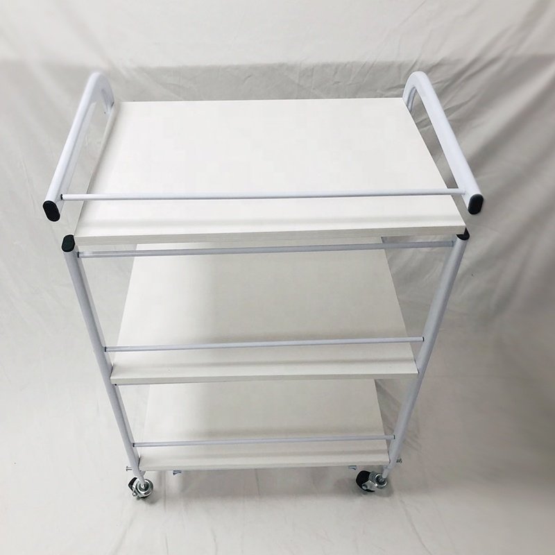 Professional Beauty Salon Trolley With Wood Layer High Quality Salon Trolley with Big Size