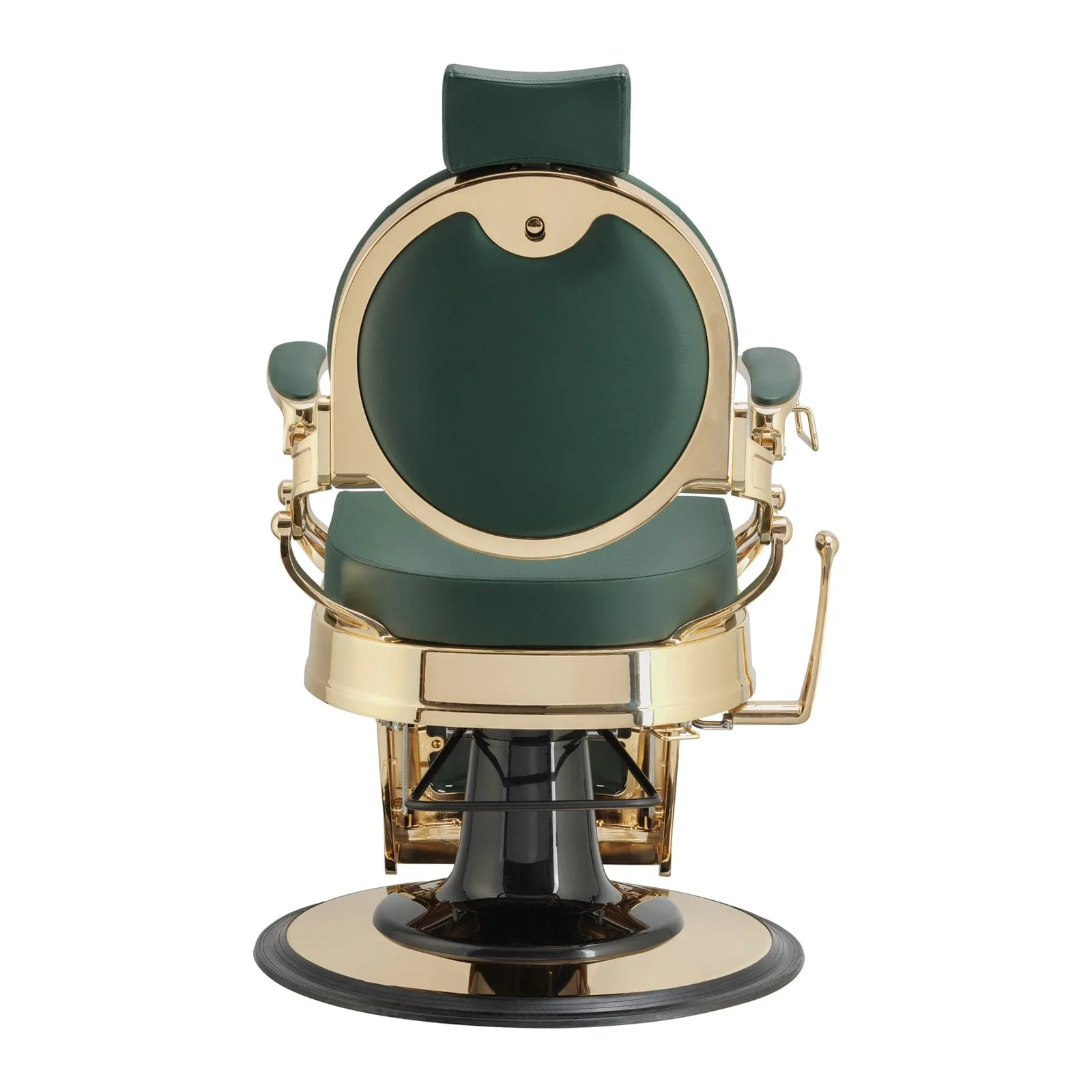 golden retro barber chair for hair salon