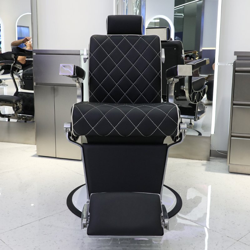 Professional Barber Shop Chair for Haircut Shaving and Styling for Salon Living Room or Outdoor Use for Men