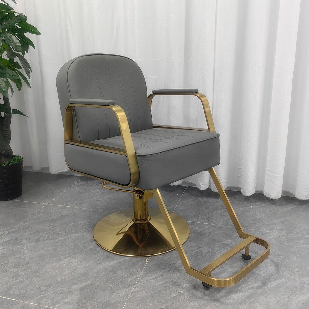Spot Fashion New Design Barber Chair Factory Wholesale Portable Adjustable Salon Equipment Hydraulic Lift Hair Salon Chair