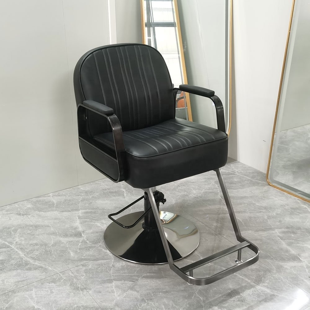 Spot Fashion New Design Barber Chair Factory Wholesale Portable Adjustable Salon Equipment Hydraulic Lift Hair Salon Chair