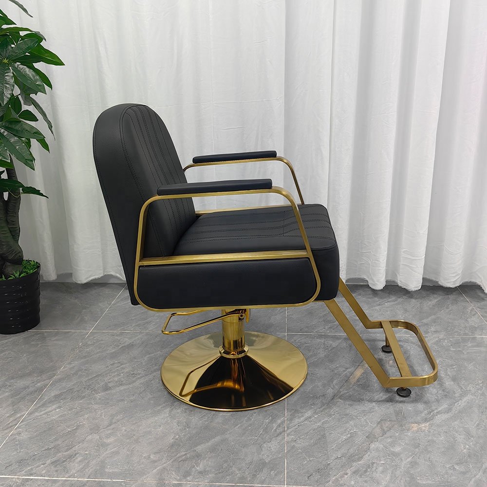 Spot Fashion New Design Barber Chair Factory Wholesale Portable Adjustable Salon Equipment Hydraulic Lift Hair Salon Chair