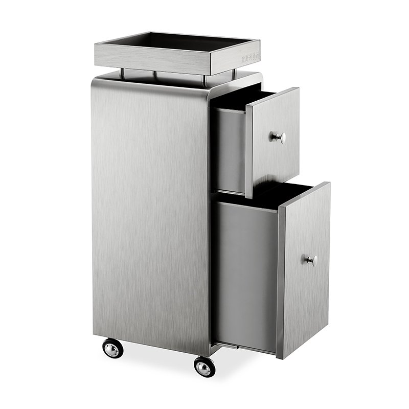 Hot selling salon stainless steel metal high quality cart can be customized color high end luxury trolley