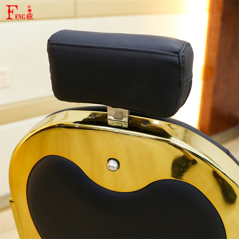 Wholesale China Trade hairdressing chair black vintage barber chairs salon barber chair for men