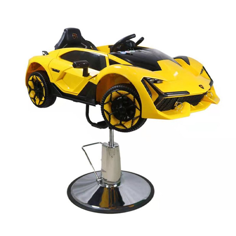Kids Barber Chairs Car Hairdressing Kids Salon Chair Children Hair Saloon Equipment Set Salon Furniture Synthetic Leather