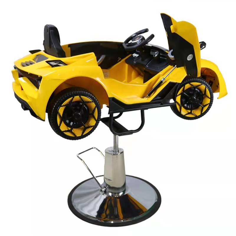 Kids Barber Chairs Car Hairdressing Kids Salon Chair Children Hair Saloon Equipment Set Salon Furniture Synthetic Leather