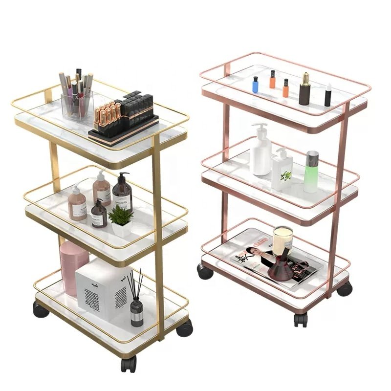 Beauty car trolley beauty salon special instrument shelf barbershop perming nail tool car snack shelf