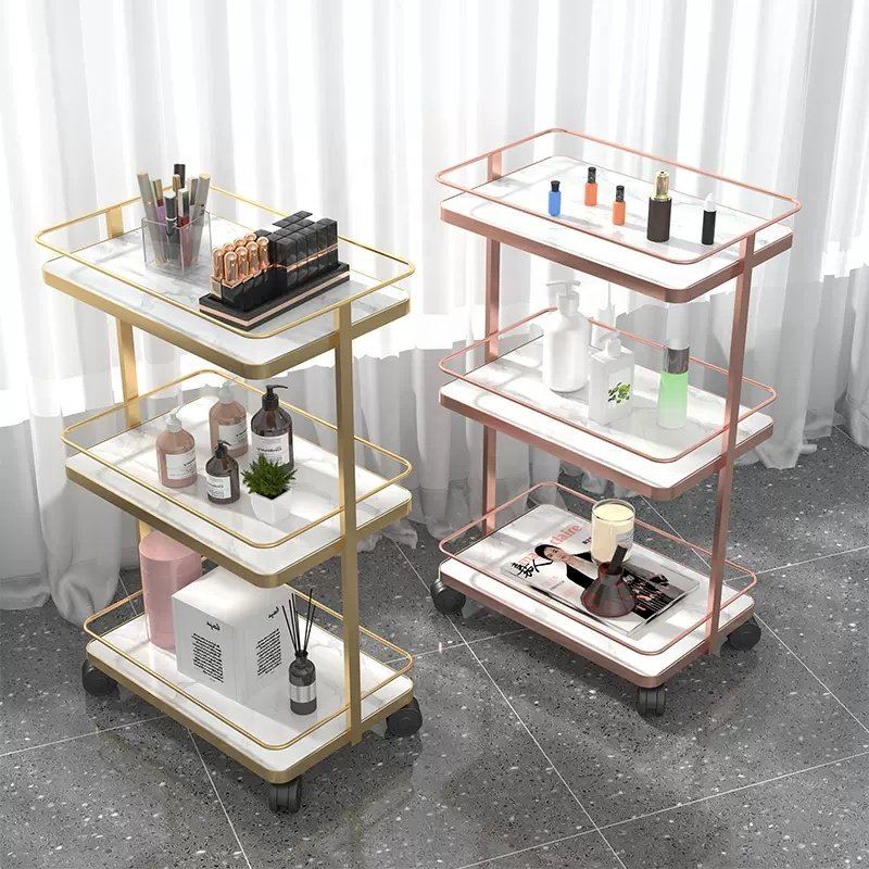 Beauty car trolley beauty salon special instrument shelf barbershop perming nail tool car snack shelf
