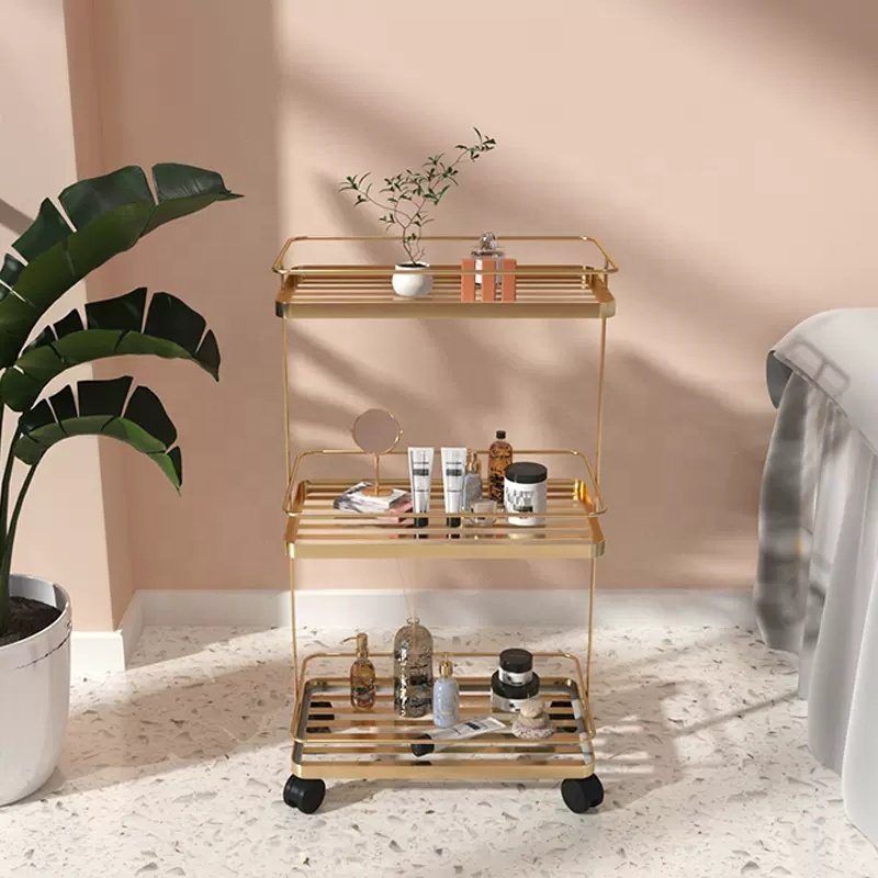 Beauty car trolley beauty salon special instrument shelf barbershop perming nail tool car snack shelf