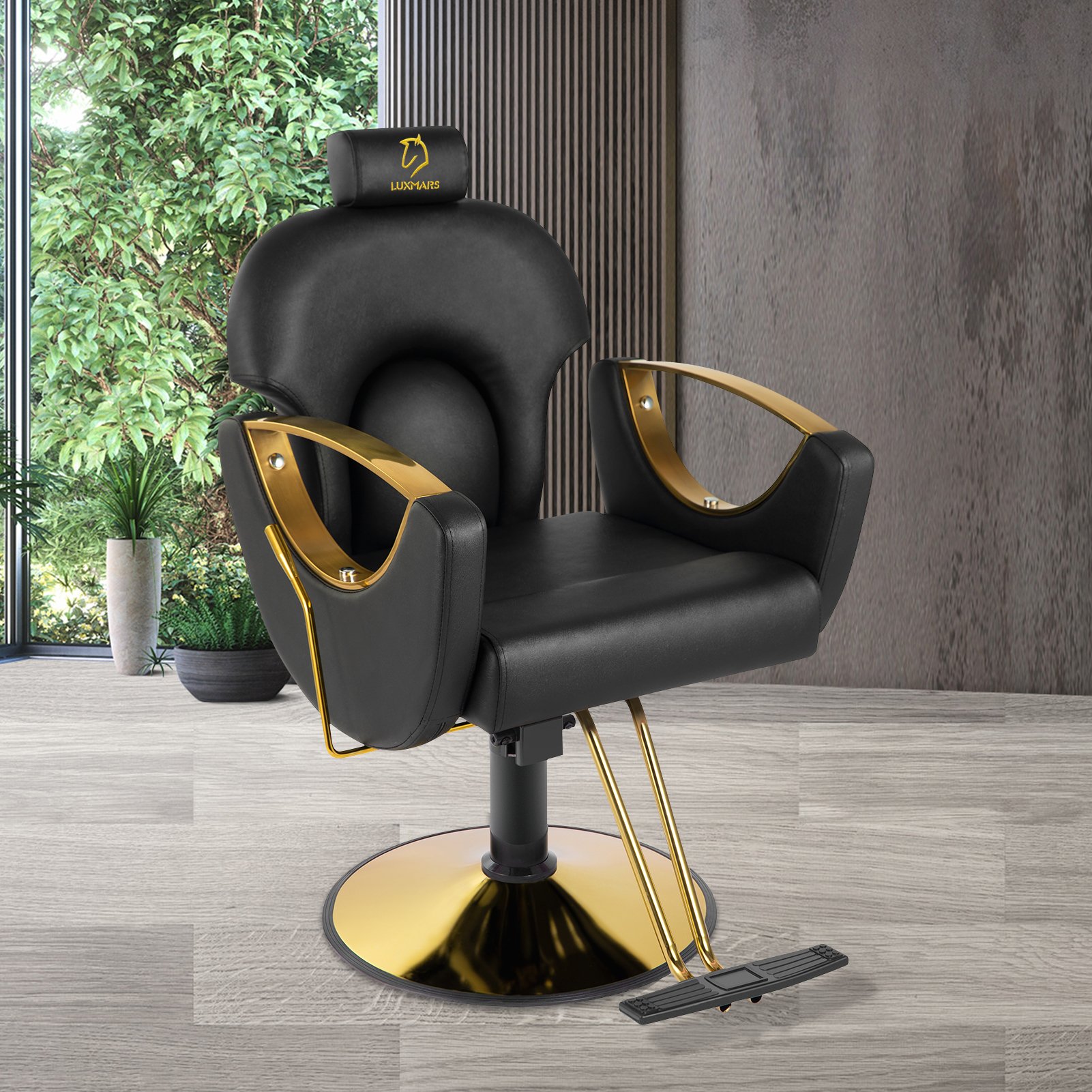 Cheap prices professional luxury reclining hydraulic barber shop chairs