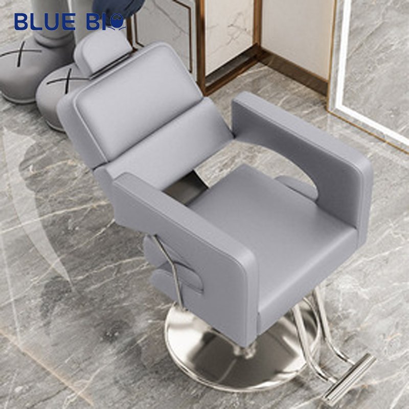 Hot Sale Modern Barber Shop Waiting Chairs Durable Comfortable Reclining Hydraulic Barber Chair