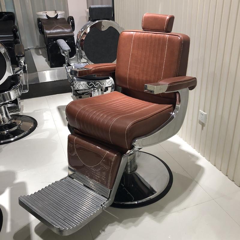 Barber big chair manufacturers direct export put retro rotary lift hair shaving chair hair salon oil head chair