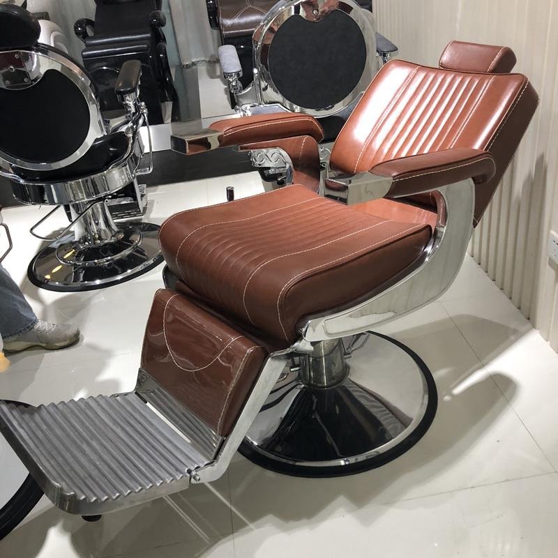 Barber big chair manufacturers direct export put retro rotary lift hair shaving chair hair salon oil head chair