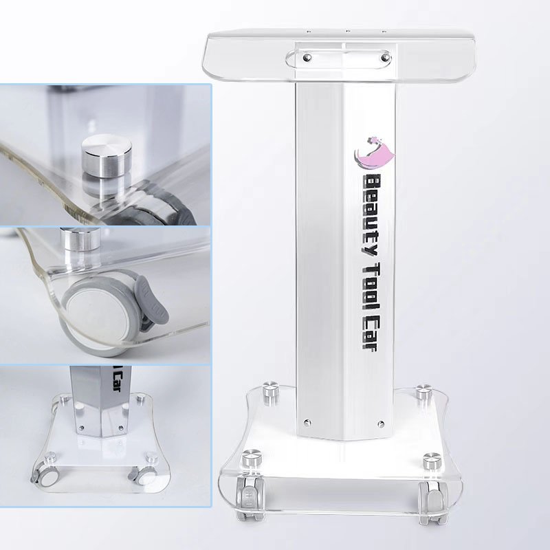 spa salon trolley cart Mobile desktop storage rack beauty instrument trolley Stand Cart with Wheel