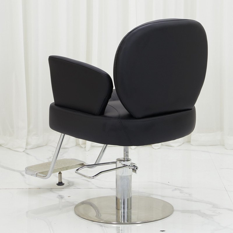 Modern Hairdresser Chair for Barber Shops and Salons Home and Hotel Dedicated Leather Metal Steel Furniture Iron Steel Frame