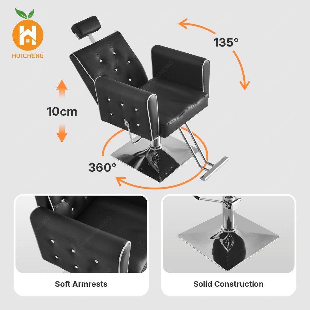 Factory Direct Sale Barber Styling Equipment Hair Salon Chairs LC076