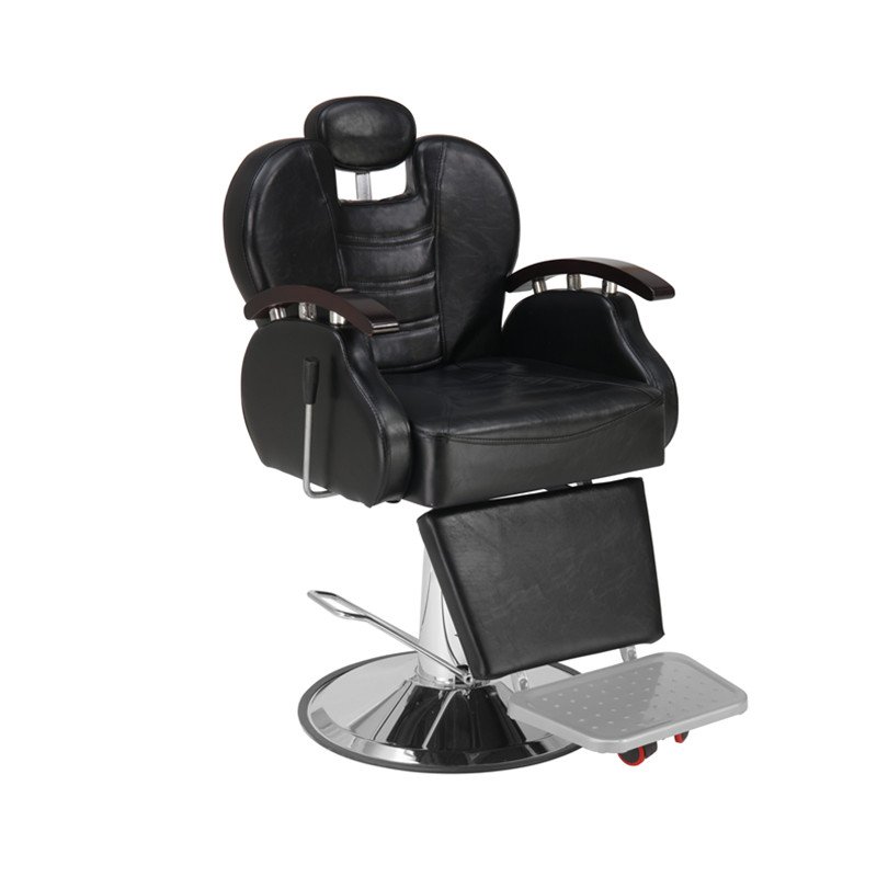Strongest Salon Equipment Electric Barber Chair with Massage Barber Chairs Beauty Salon Furniture Contemporary Synthetic Leather