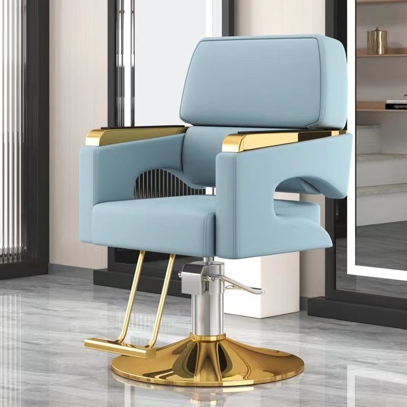 2024 New Salon Chair Reclining Barber Chair Hairdressing Styling Chair Adjustable Barbershop Furniture