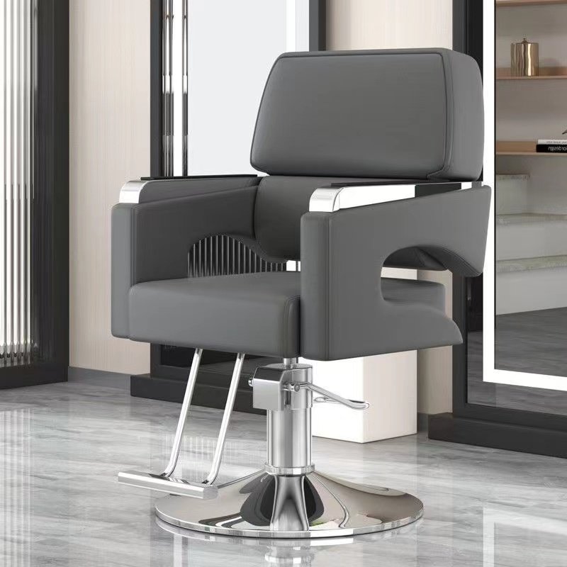 2024 New Salon Chair Reclining Barber Chair Hairdressing Styling Chair Adjustable Barbershop Furniture
