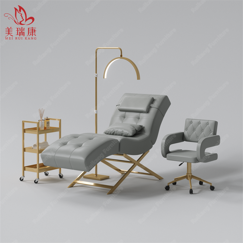New Model S Beauty bed Ergonomic lounge chair Beauty Tattoo beauty bed head is adjustable