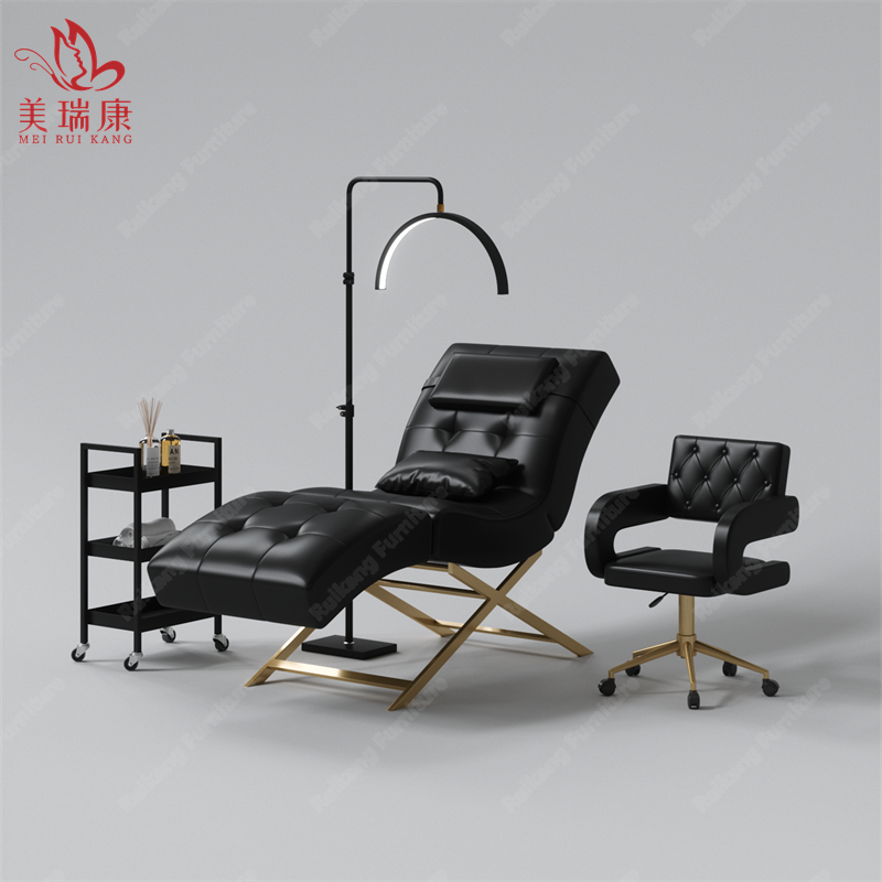 New Model S Beauty bed Ergonomic lounge chair Beauty Tattoo beauty bed head is adjustable