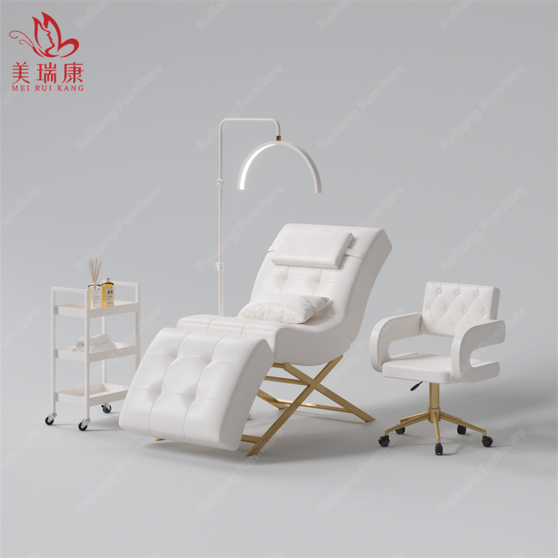 New Model S Beauty bed Ergonomic lounge chair Beauty Tattoo beauty bed head is adjustable