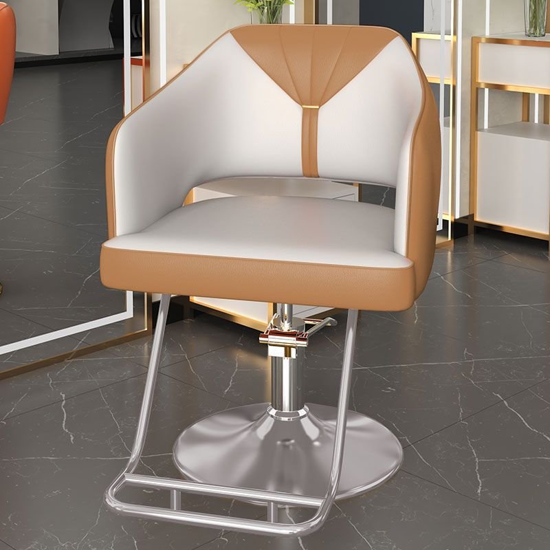 Successor wholesale gold salon chairs modern beauty salon furniture eyelash spa acrylic salon chair metal base