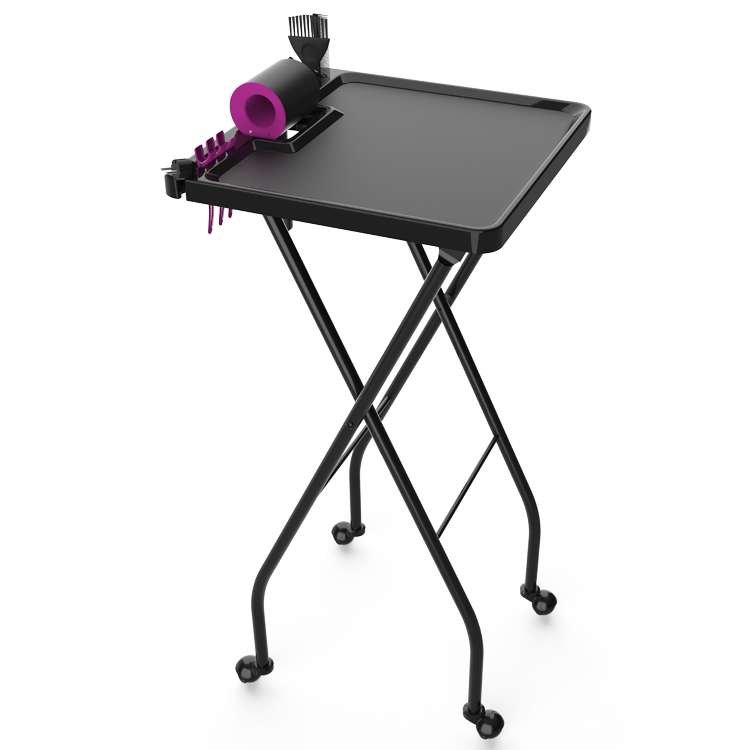 Folding Salon Tray With Magnetic Bowls Salon Trolley Cart