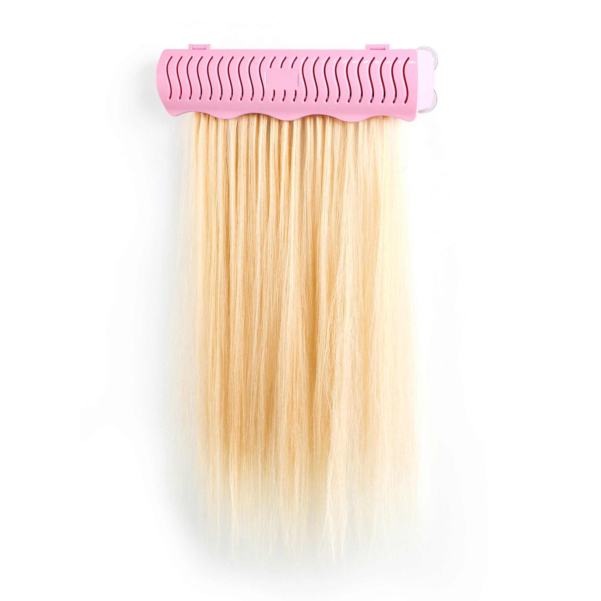 salon wholesalers PVC material stand hair extension for beauty centre