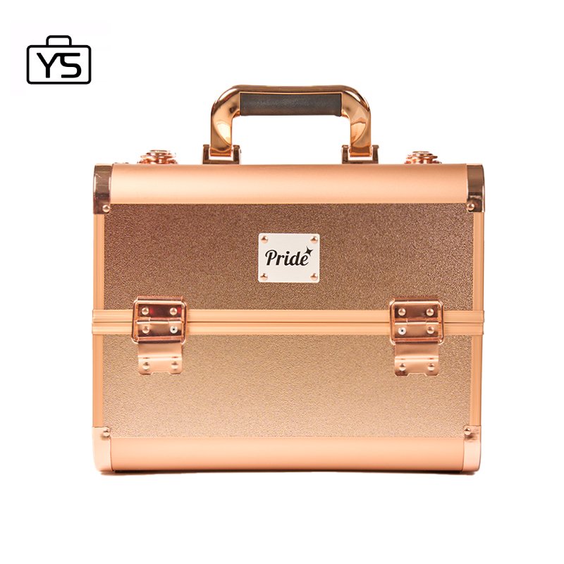 professional Makeup Case box portable hair stylist carry Case customizable makeup Train Case for women