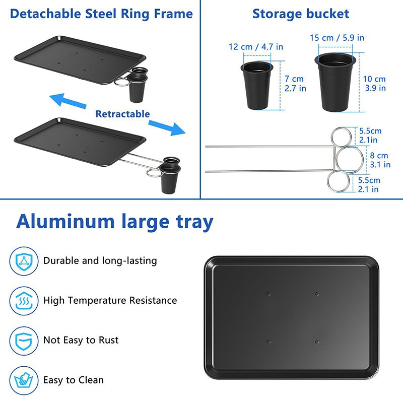 Steel Material Dye Stand Movable Adjustable Height Detachable Tool Holder Hair Rolling Beauty Spa Salon Tray Cart Trolley