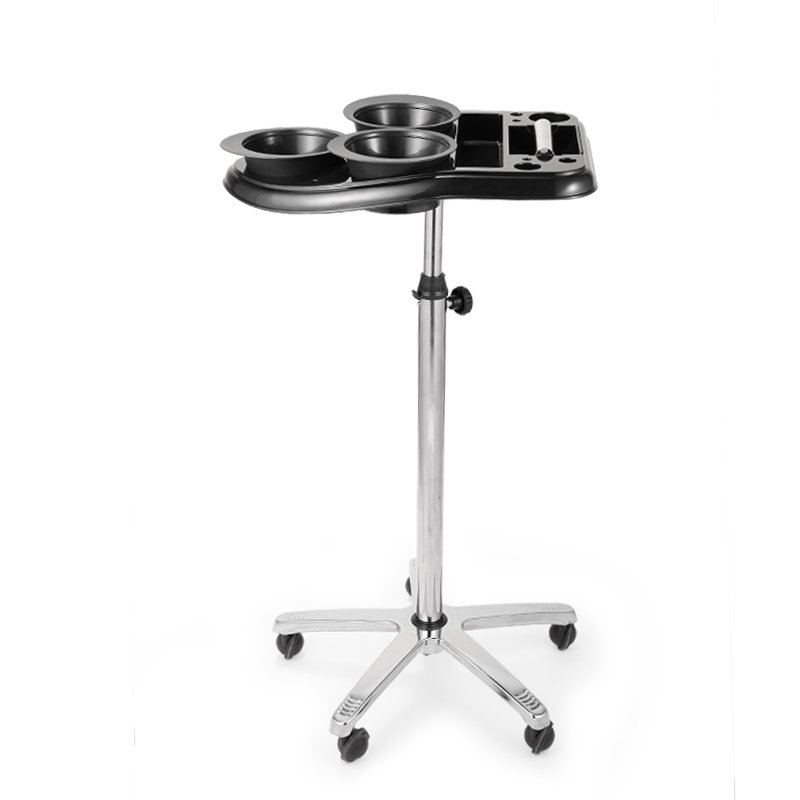 salon holder coloring trolley cart three dye bowl tinfoil hairdressing trolley Removable Hair Extension Tools
