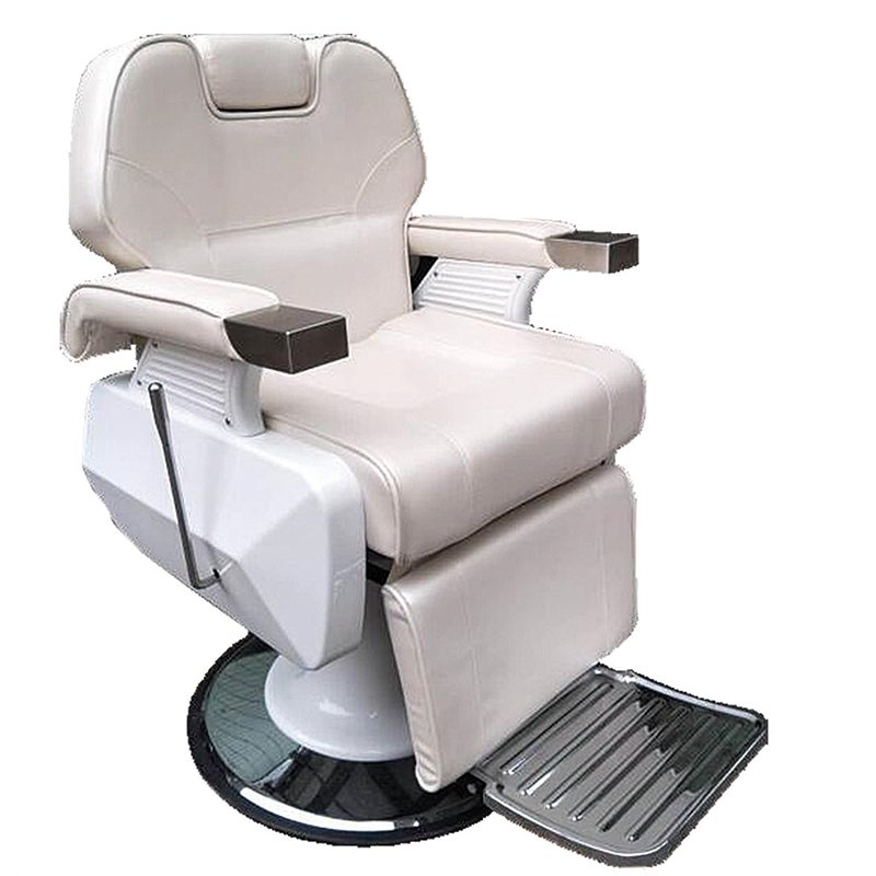 Red Customizable Colors Barber Chair For Men Genuine Leather Chair Barber Men Hairdresser Shaving Hairdressing Styling Chair