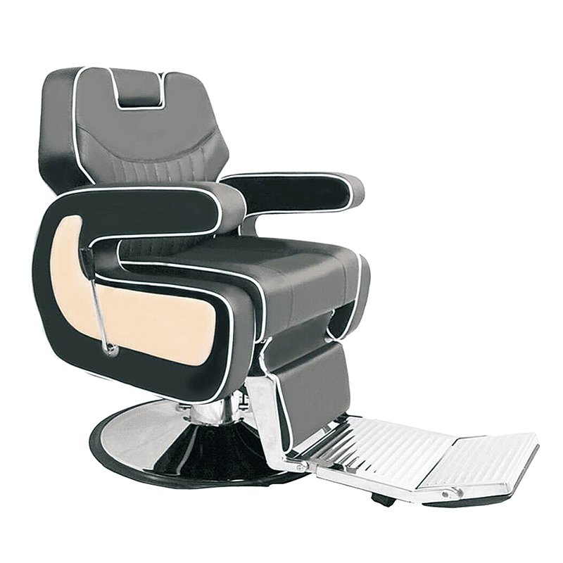 Red Customizable Colors Barber Chair For Men Genuine Leather Chair Barber Men Hairdresser Shaving Hairdressing Styling Chair