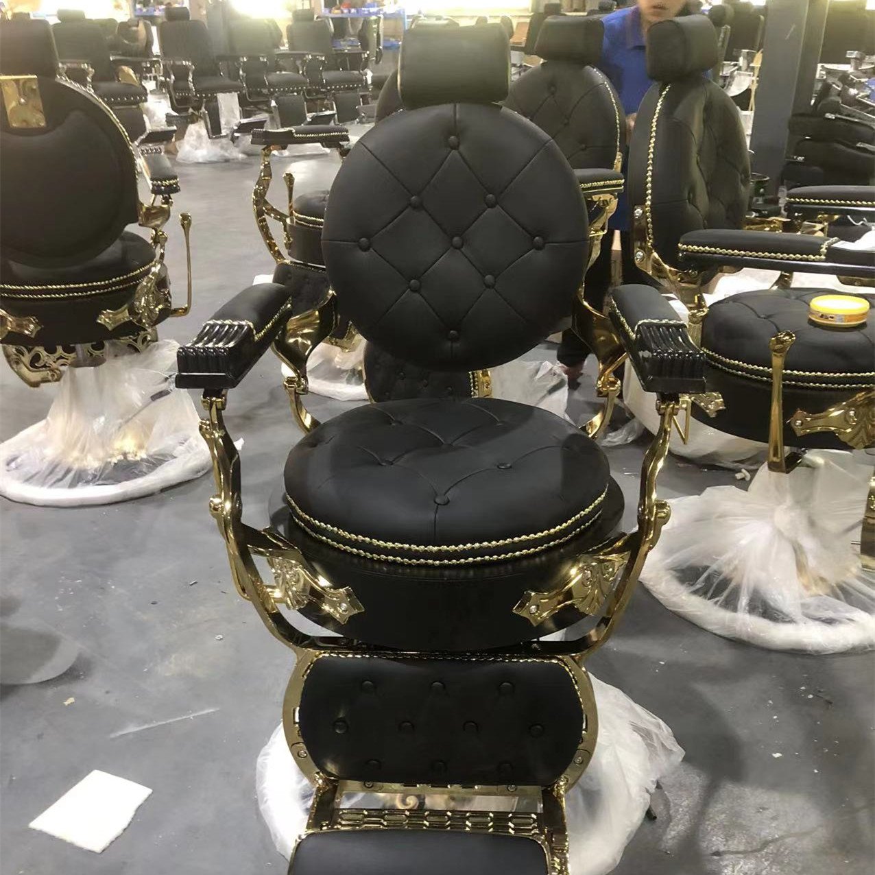 Popular Salon commercial Furniture men's European style recliner beauty salon barber chair