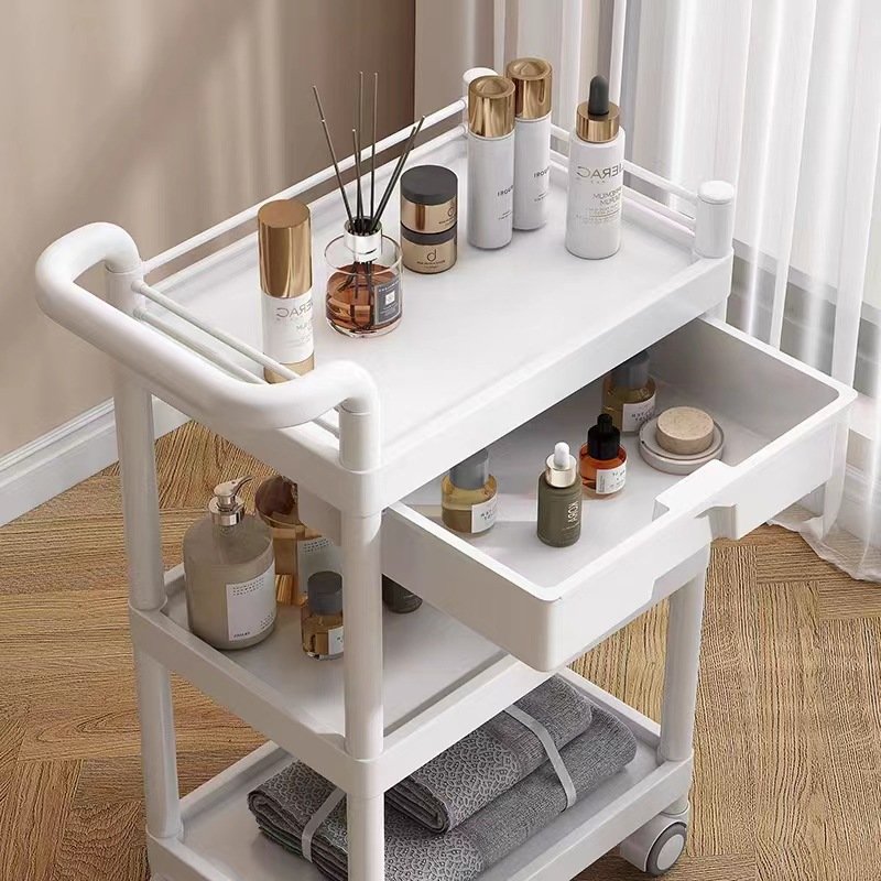 Factory Salon Barber Shop Tool Trolley Multifunction Hairdresser Beauty Cart