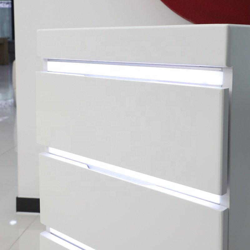 New barber shop cabinet tool table hairdresser special shelf hairdressing floor mirror table cabinet